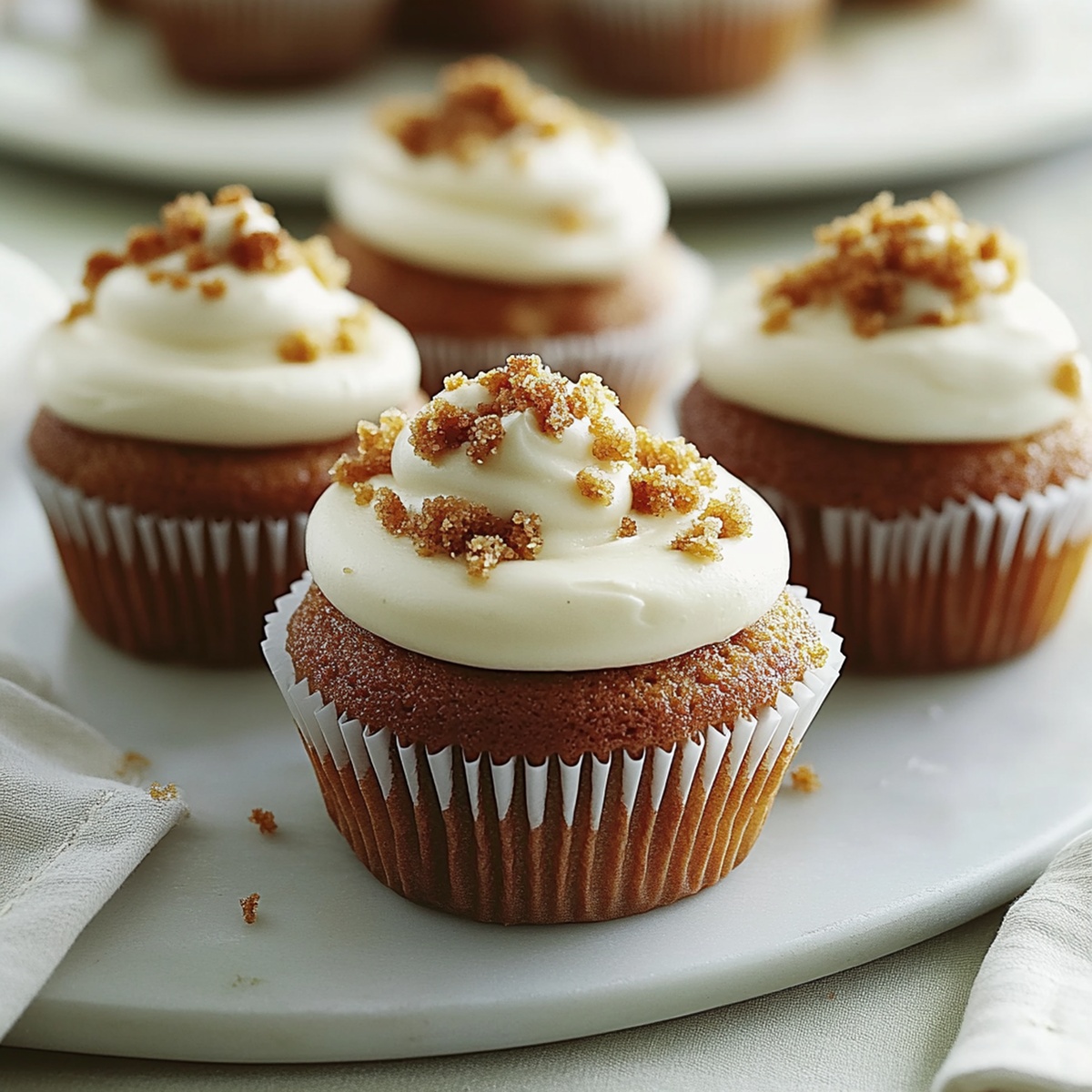 Moist Carrot Cake Cupcakes Recipe