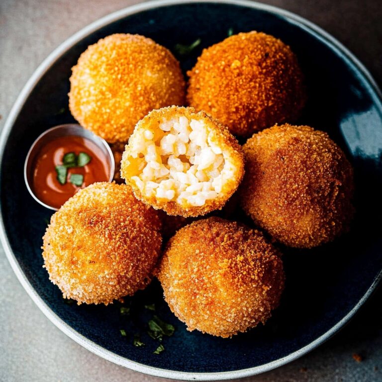 Italian Arancini (Crispy Stuffed Rice Balls) Recipe