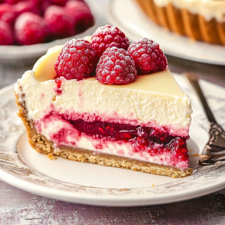 White Chocolate Raspberry Cheesecake Recipe