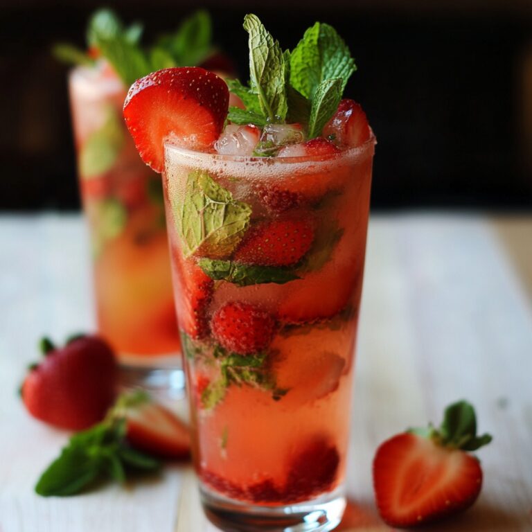 Sparkling Strawberry Mojito Recipe