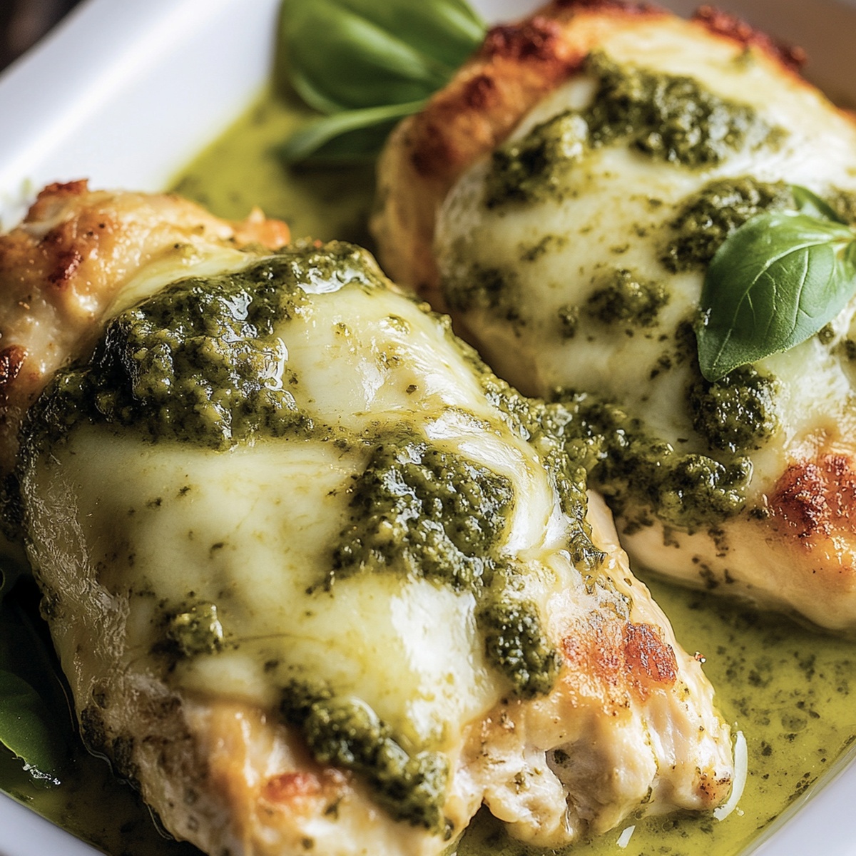 Crispy Pesto Baked Chicken Recipe