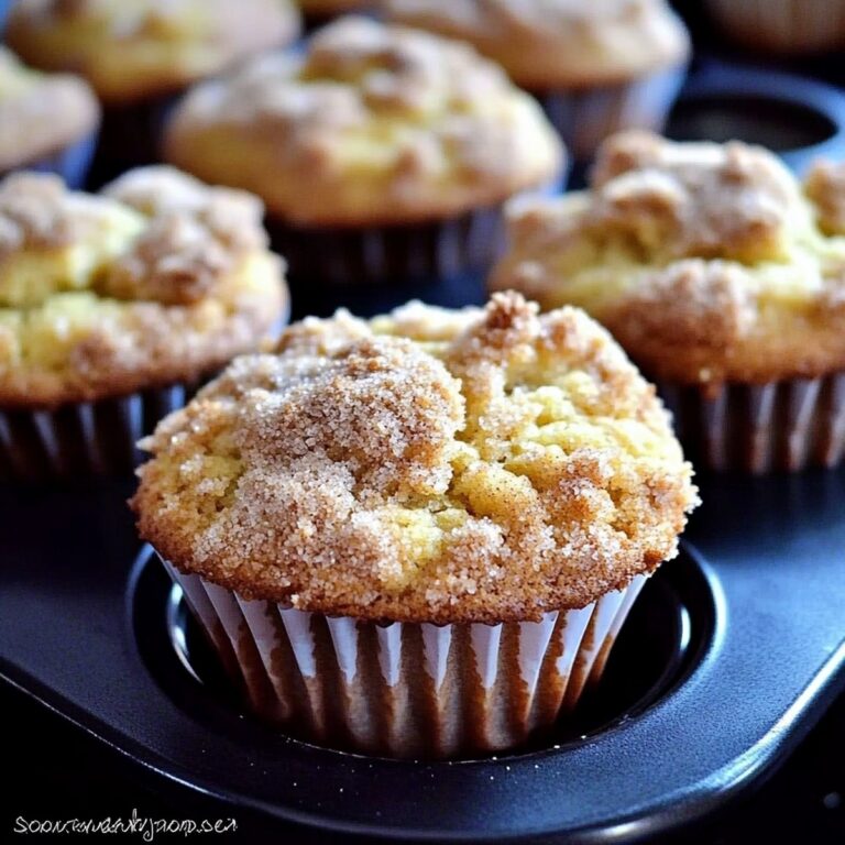 Fluffy Sour Cream Coffee Cake Muffins Recipe