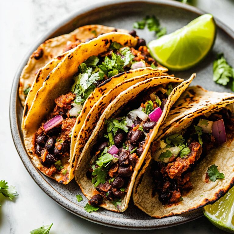 Crispy Black Bean Tacos Recipe