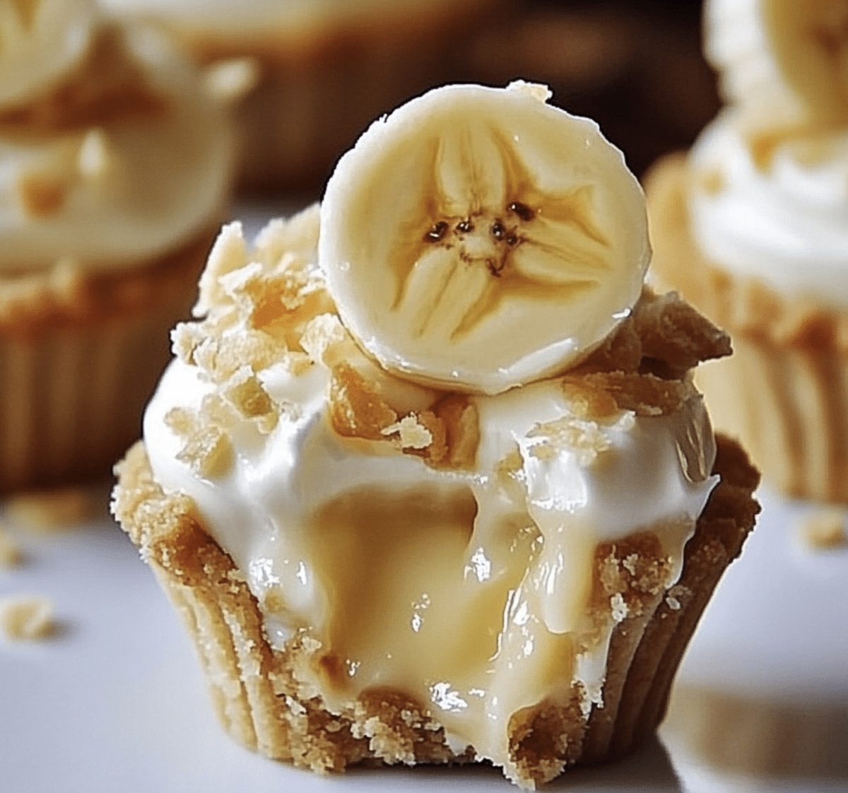 No-Bake Mini Banana Cream Pies Recipe