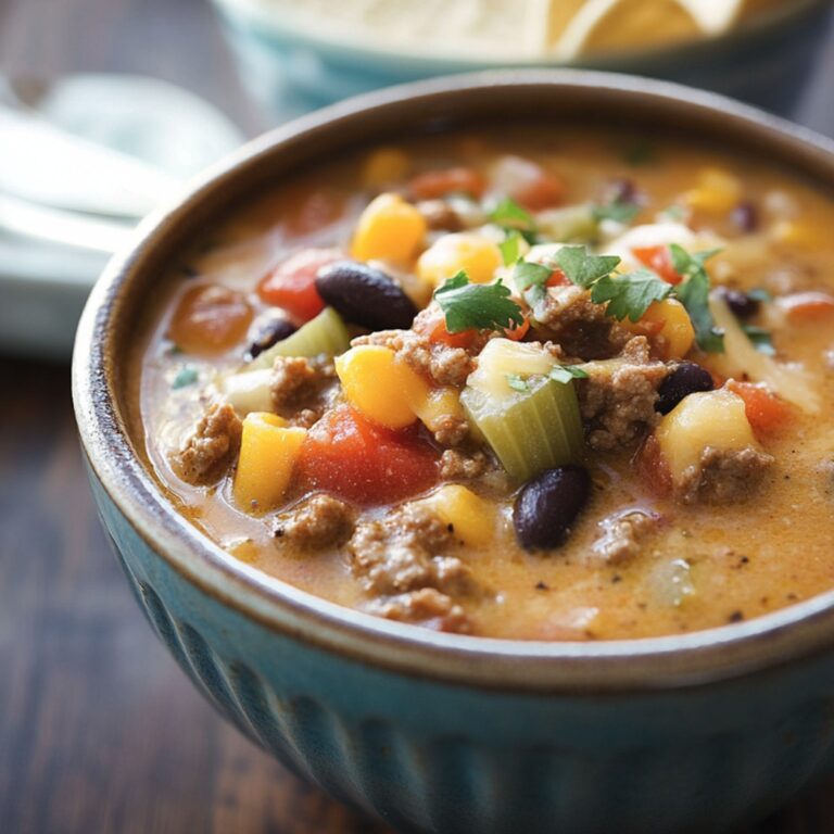 Hearty Slow Cooker Nacho Soup Recipe