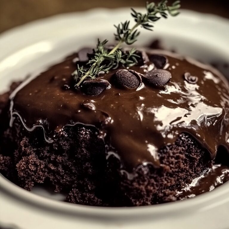 Hot Fudge Chocolate Pudding Cake Recipe
