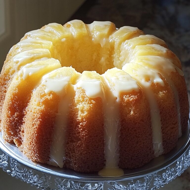 Pineapple Cream Cheese Pound Cake Recipe