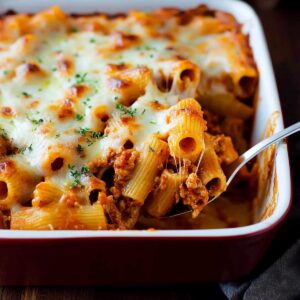 Baked Rigatoni Pasta Recipe