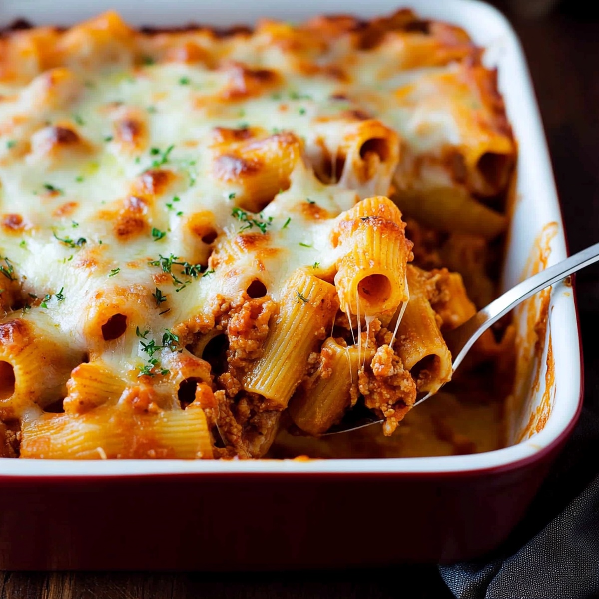 Baked Rigatoni Pasta Recipe