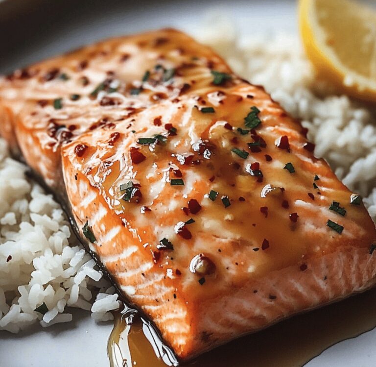 Crispy Hot Honey Glazed Salmon Recipe
