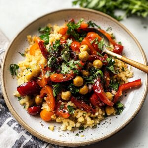 Roasted Red Pepper Salad Recipe