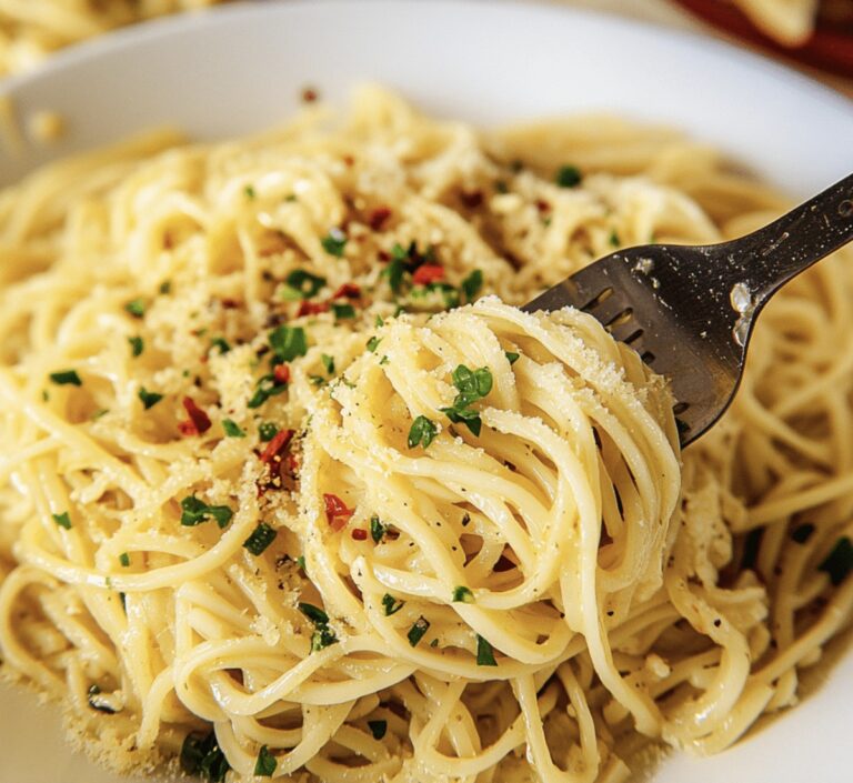 Silky Garlic Butter Noodles Recipe
