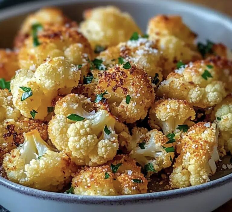 Crispy Parmesan Roasted Cauliflower Recipe
