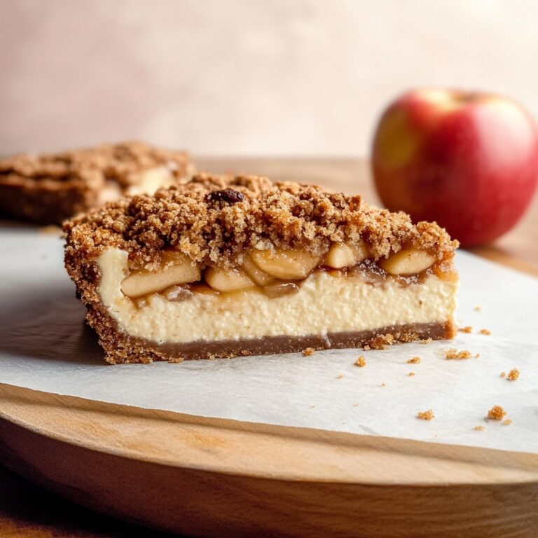 Apple Crumble Cheesecake Recipe