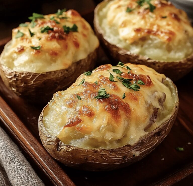 French Onion Stuffed Potatoes Recipe