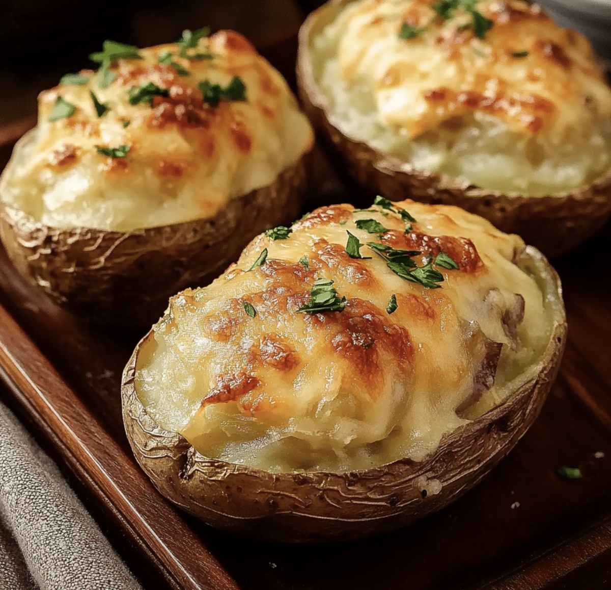 French Onion Stuffed Potatoes Recipe