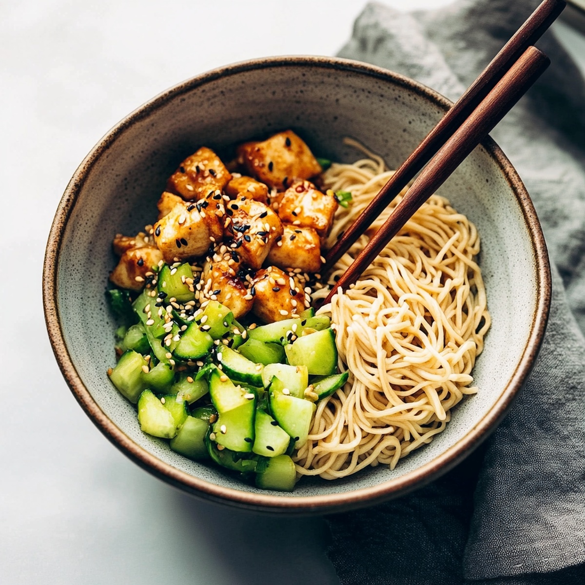 Sesame Noodle Bowls Recipe