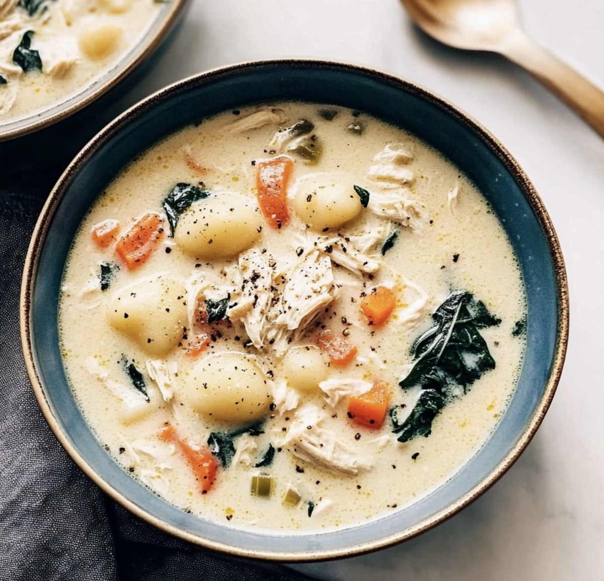 Hearty Crockpot Chicken Gnocchi Soup Recipe