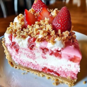 Strawberry Crunch Cheesecake Recipe
