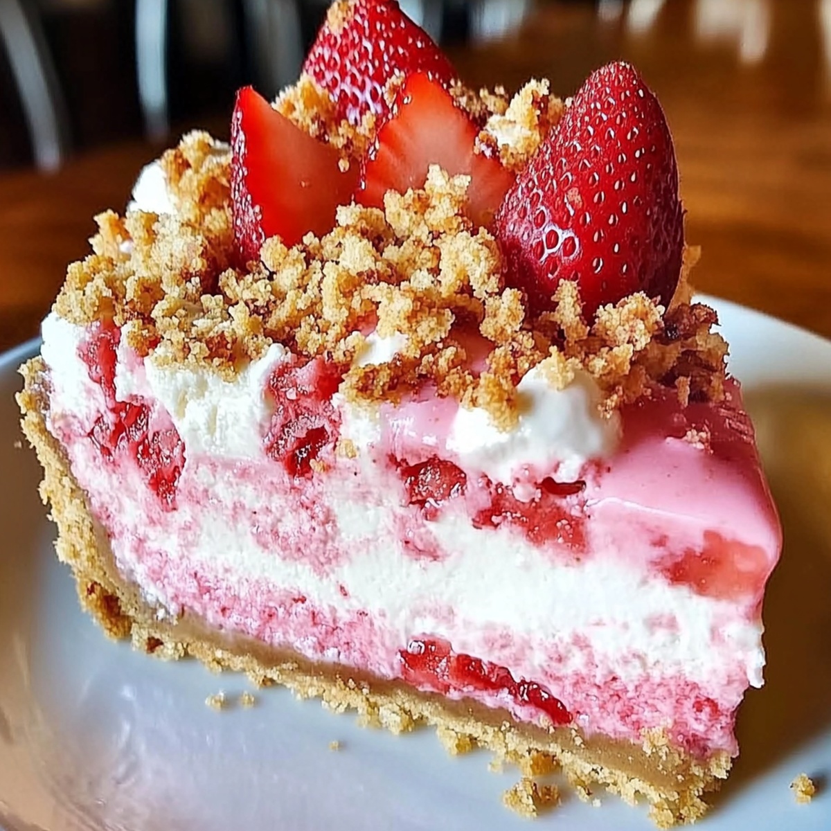 Strawberry Crunch Cheesecake Recipe