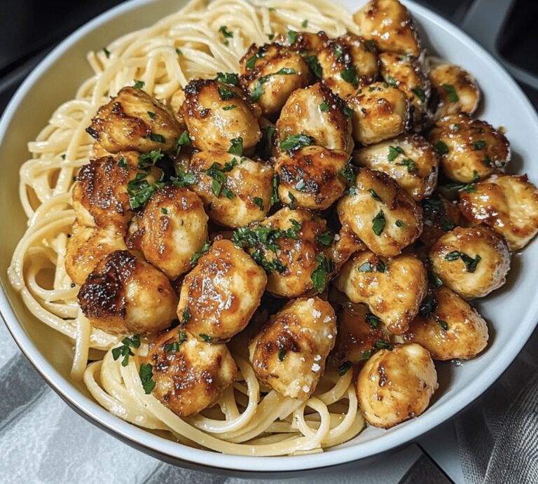 Lemon Garlic Butter Chicken With Parmesan Linguine Recipe