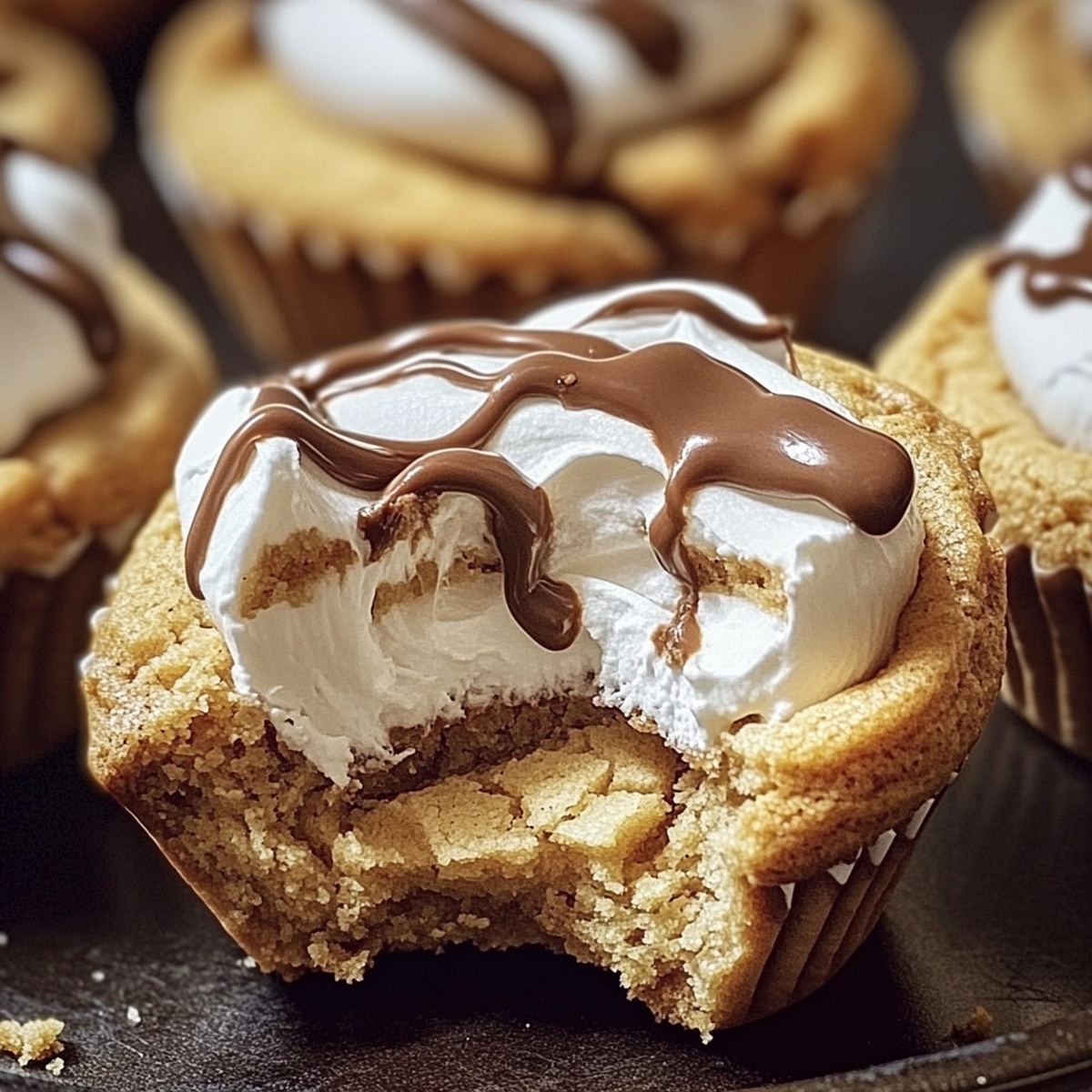 Smores Cookie Cups Recipe