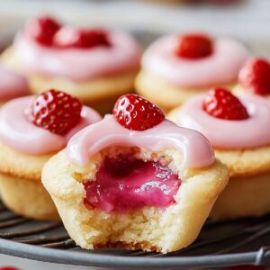 Elegant Strawberry Sugar Cookie Cups Recipe