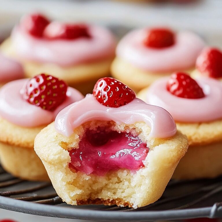 Elegant Strawberry Sugar Cookie Cups Recipe
