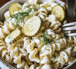 Dill Pickle Pasta Salad Recipe