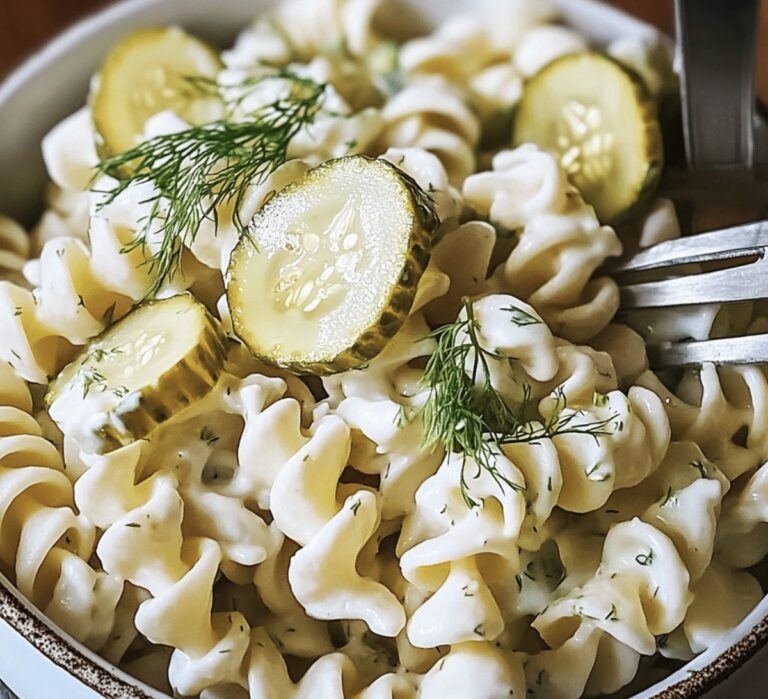 Dill Pickle Pasta Salad Recipe