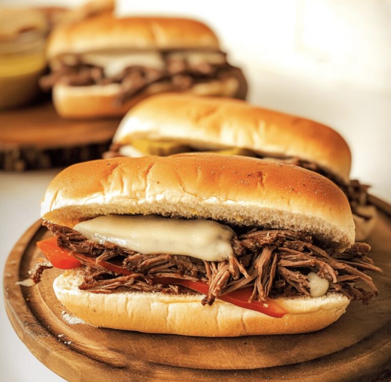 Hearty Slow Cooker Italian Beef Sandwiches Recipe