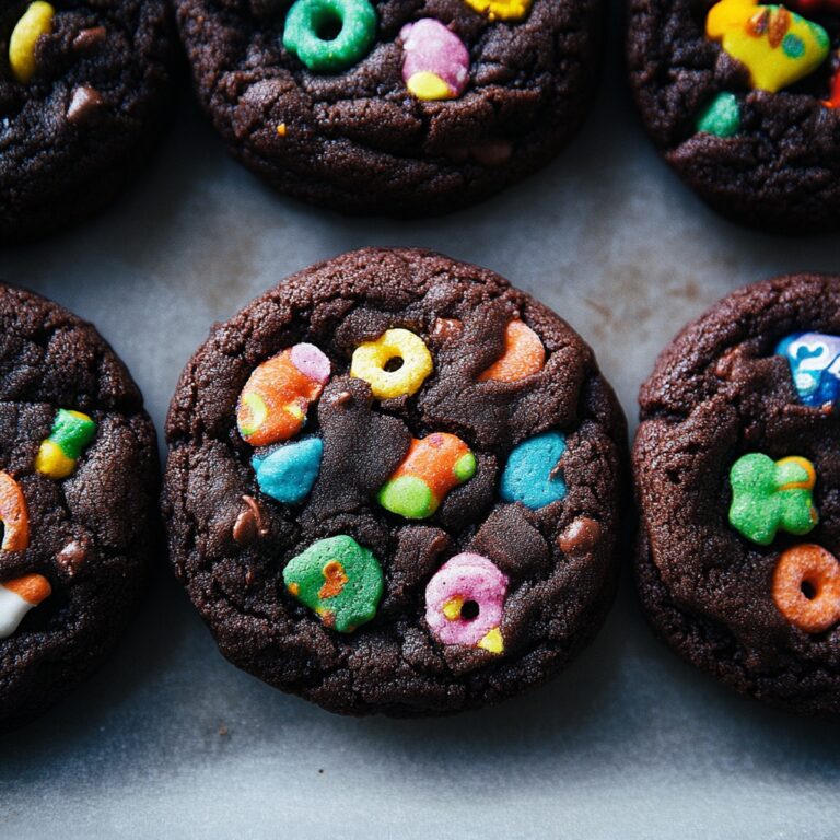 Irresistible Lucky Charms Chocolate Cookies Recipe