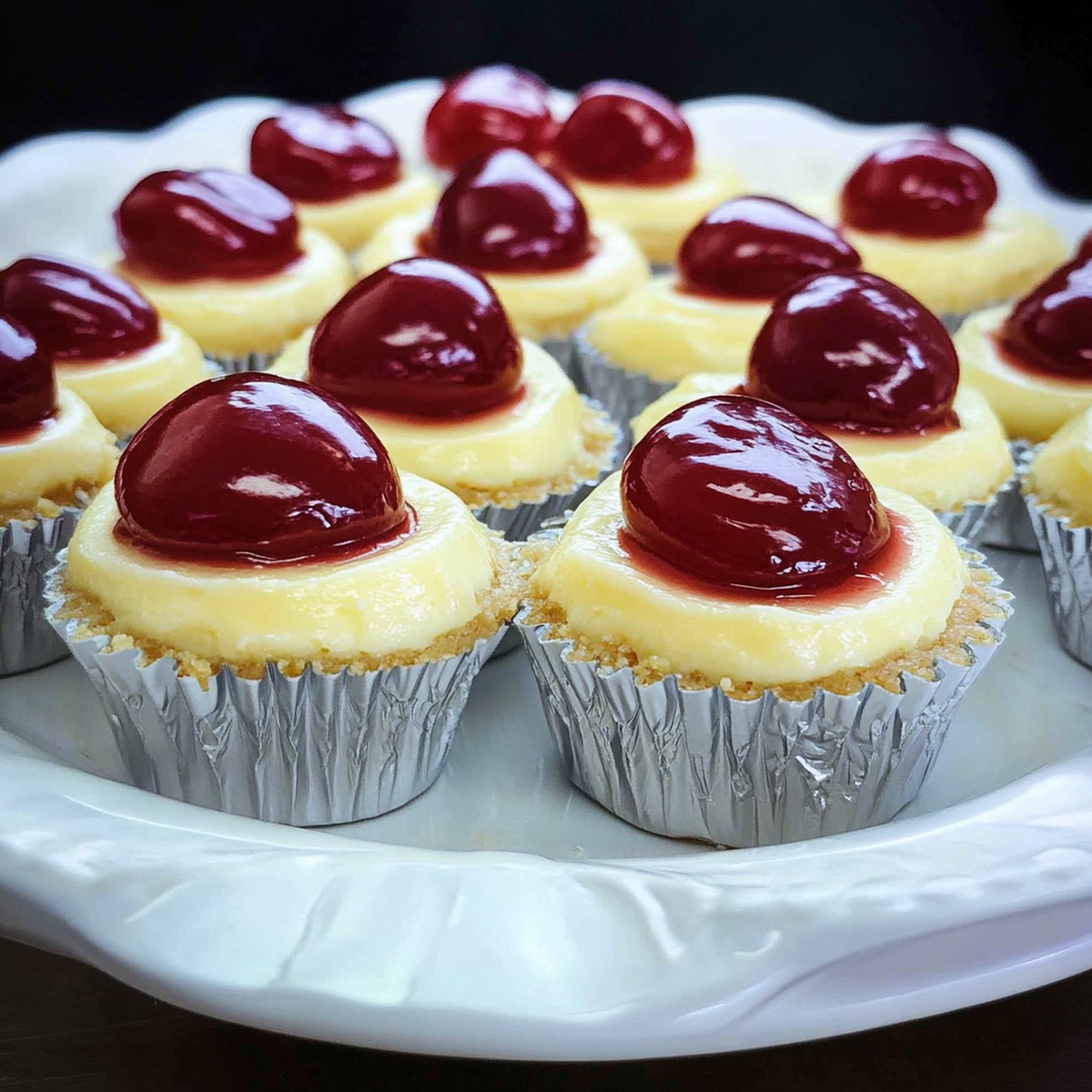 Dreamy Mini Cheesecakes With Vanilla Wafer Crust Recipe