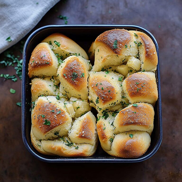 Crispy Pull Apart Garlic Bread Recipe