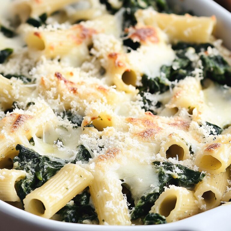 Hearty Spinach & Ricotta Pasta Bake Recipe