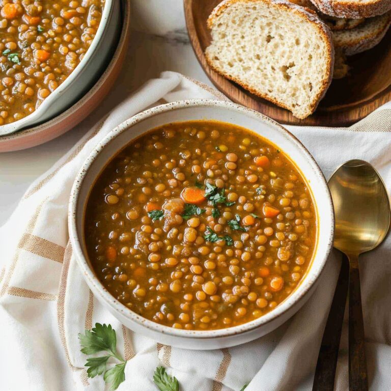 Slow Cooker Lentil Soup Recipe