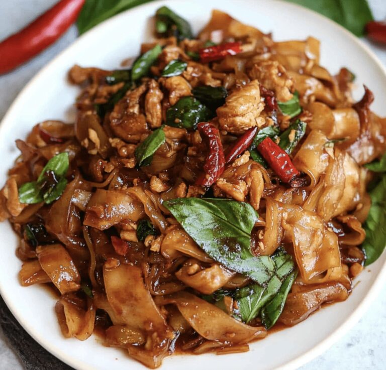 Spicy Thai Drunken Noodles Recipe