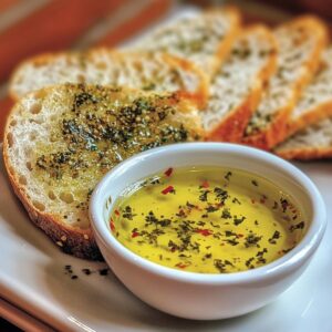 Olive Oil Dip With Warm Bread Recipe