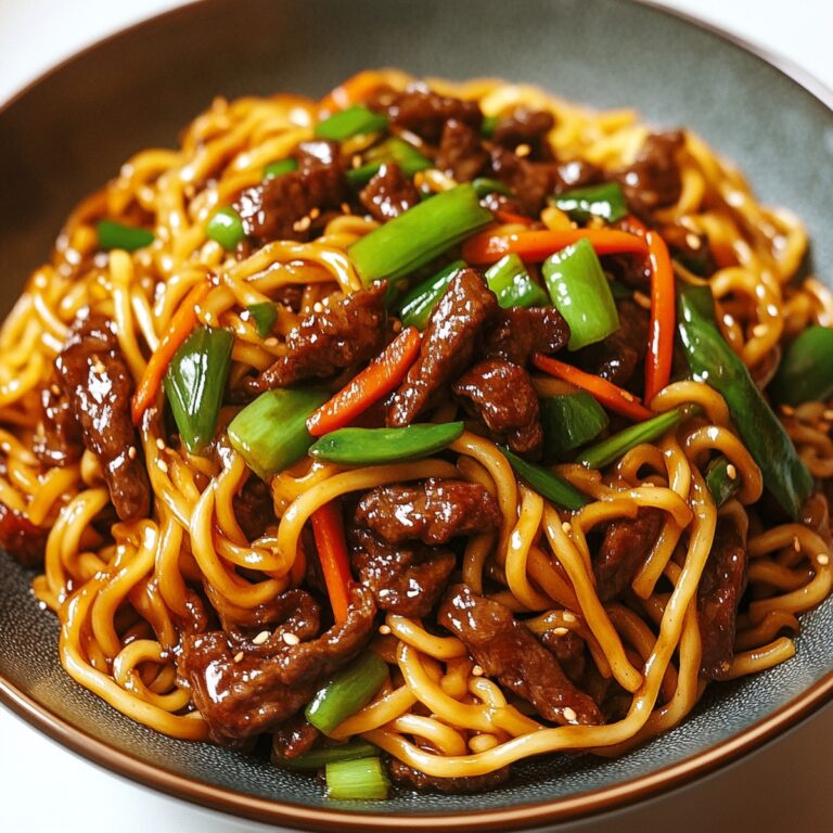 Savory Hoisin Beef Noodles Recipe