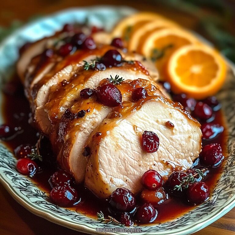 Orange Cranberry Pork Loin Roast Recipe