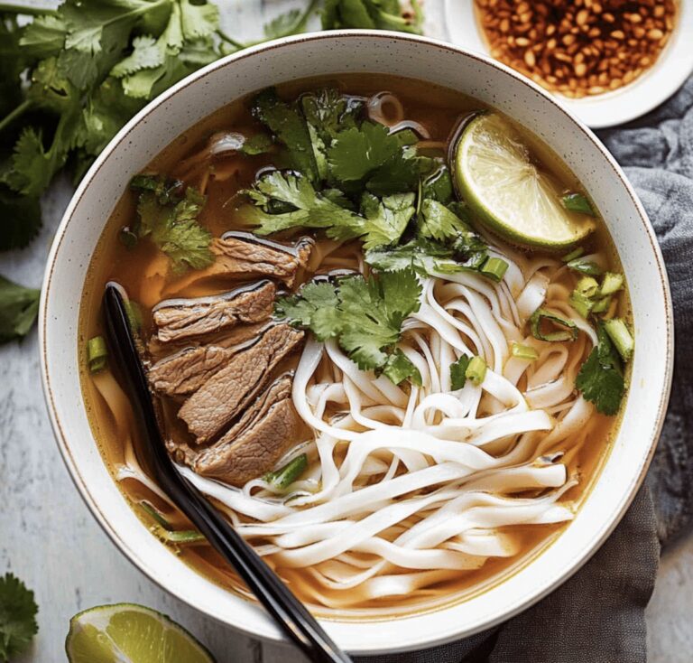 Vibrant Vietnamese Noodle Soup Recipe