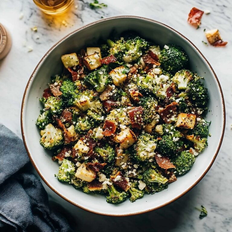 Crispy Roasted Broccoli Salad Recipe