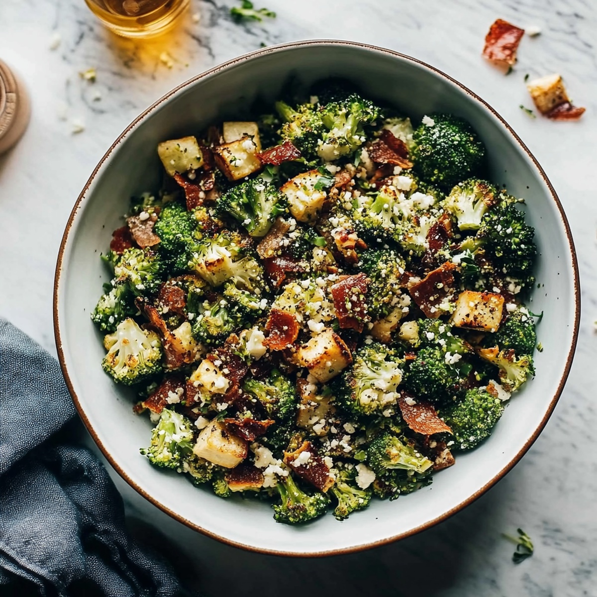 Crispy Roasted Broccoli Salad Recipe