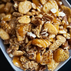 Crunchy Caramel Snack Mix Recipe