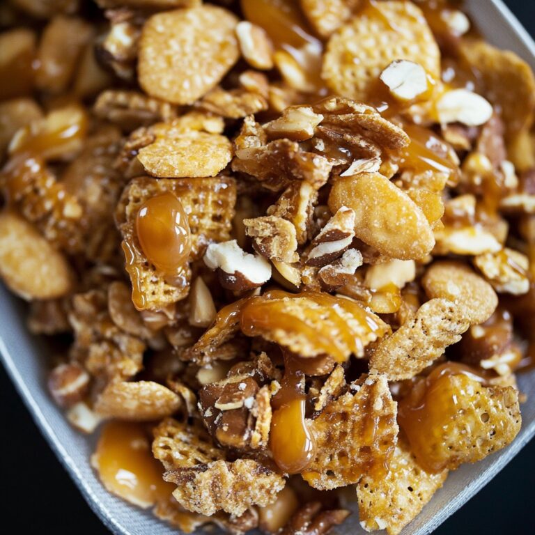 Crunchy Caramel Snack Mix Recipe