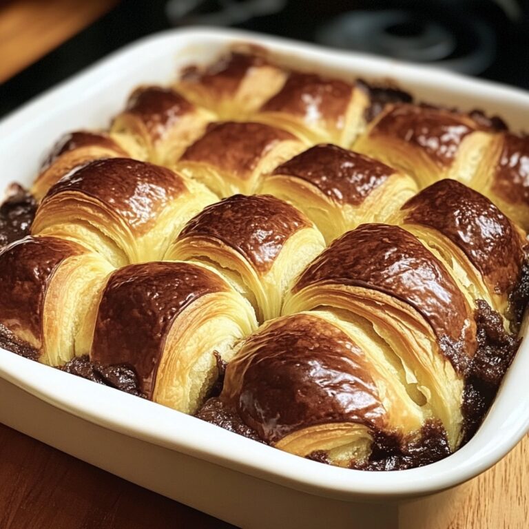 Chocolate Croissant Breakfast Bake Recipe