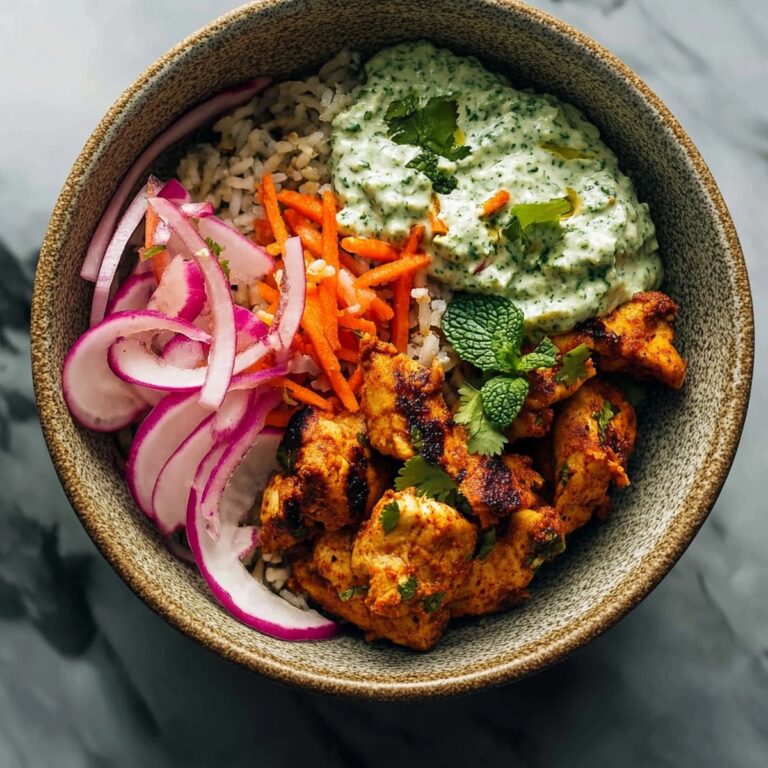 Sizzling Chicken Tikka Bowls With Mint Sauce Recipe