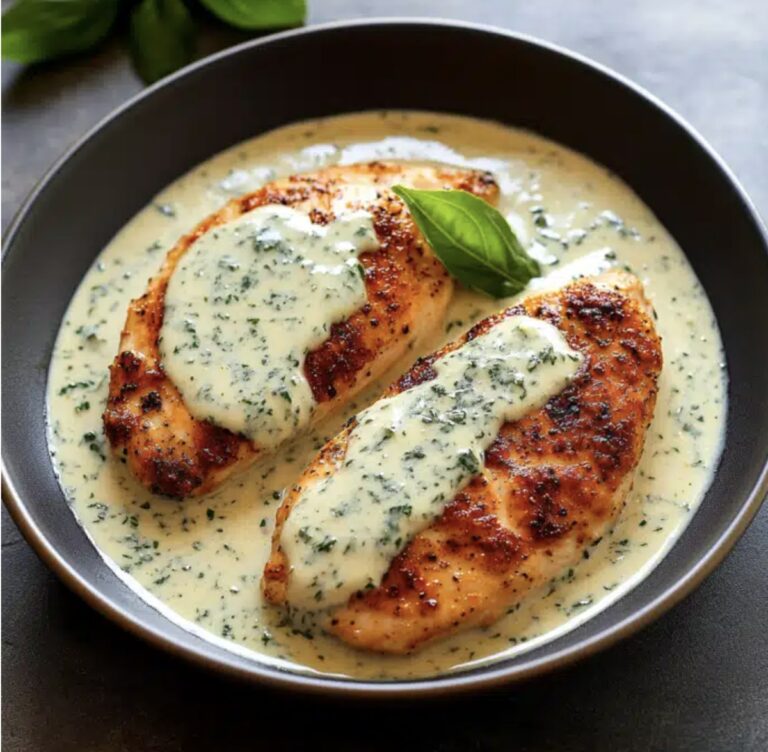 Chicken In Basil Cream Sauce Recipe