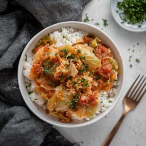 Vegan Unstuffed Cabbage Rolls Recipe