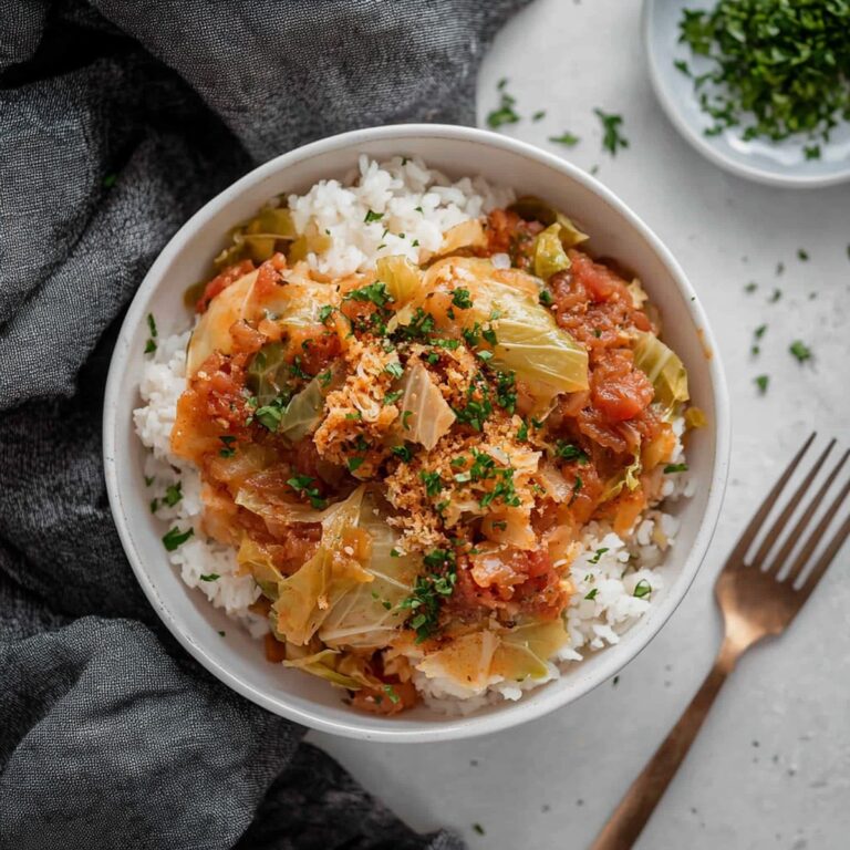 Vegan Unstuffed Cabbage Rolls Recipe